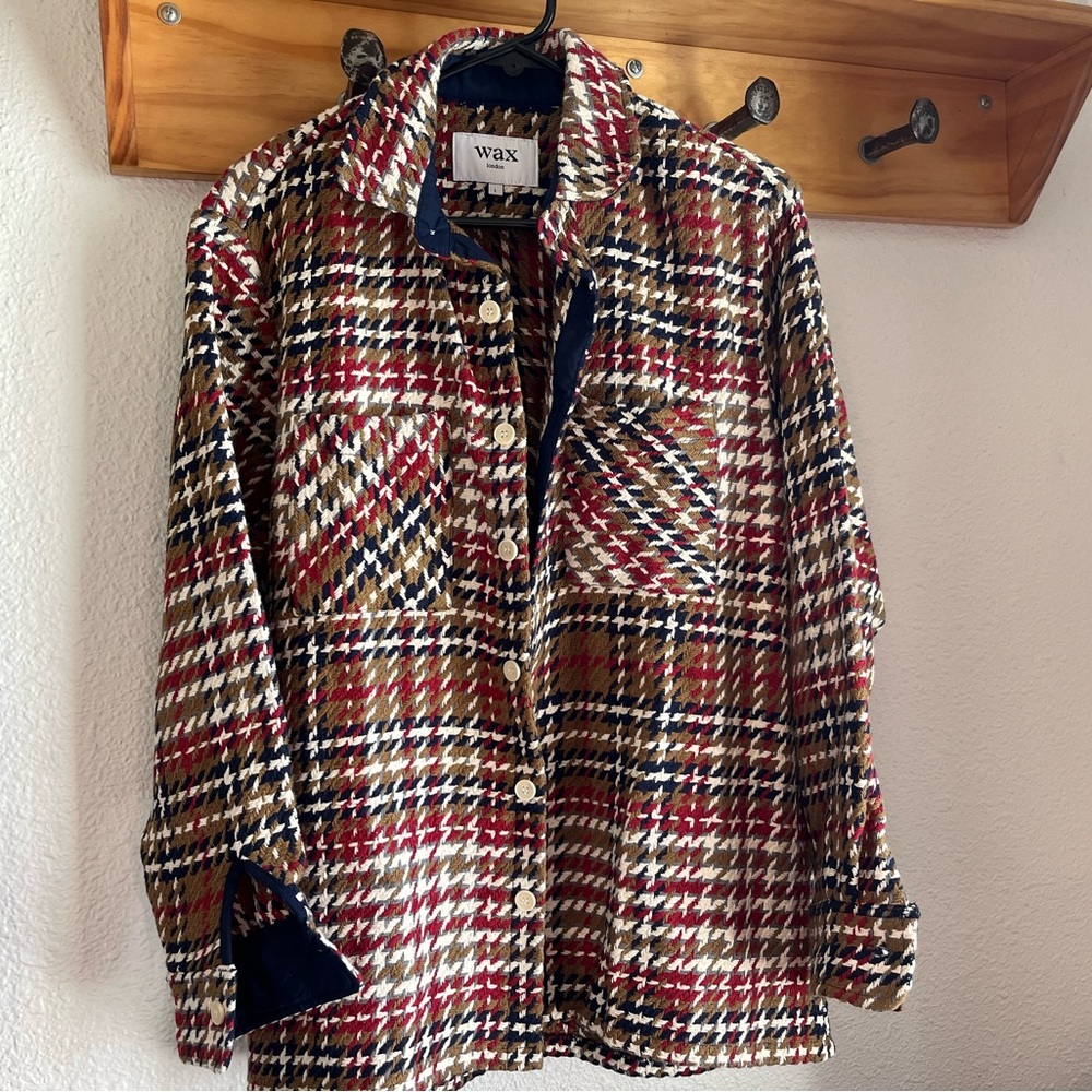 WAX london tweed shacket